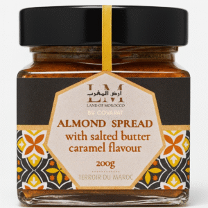 Pâte à tartiner amandes au caramel salé