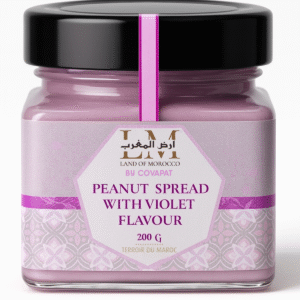 Pâte à tartiner cacahuètes à la violette
