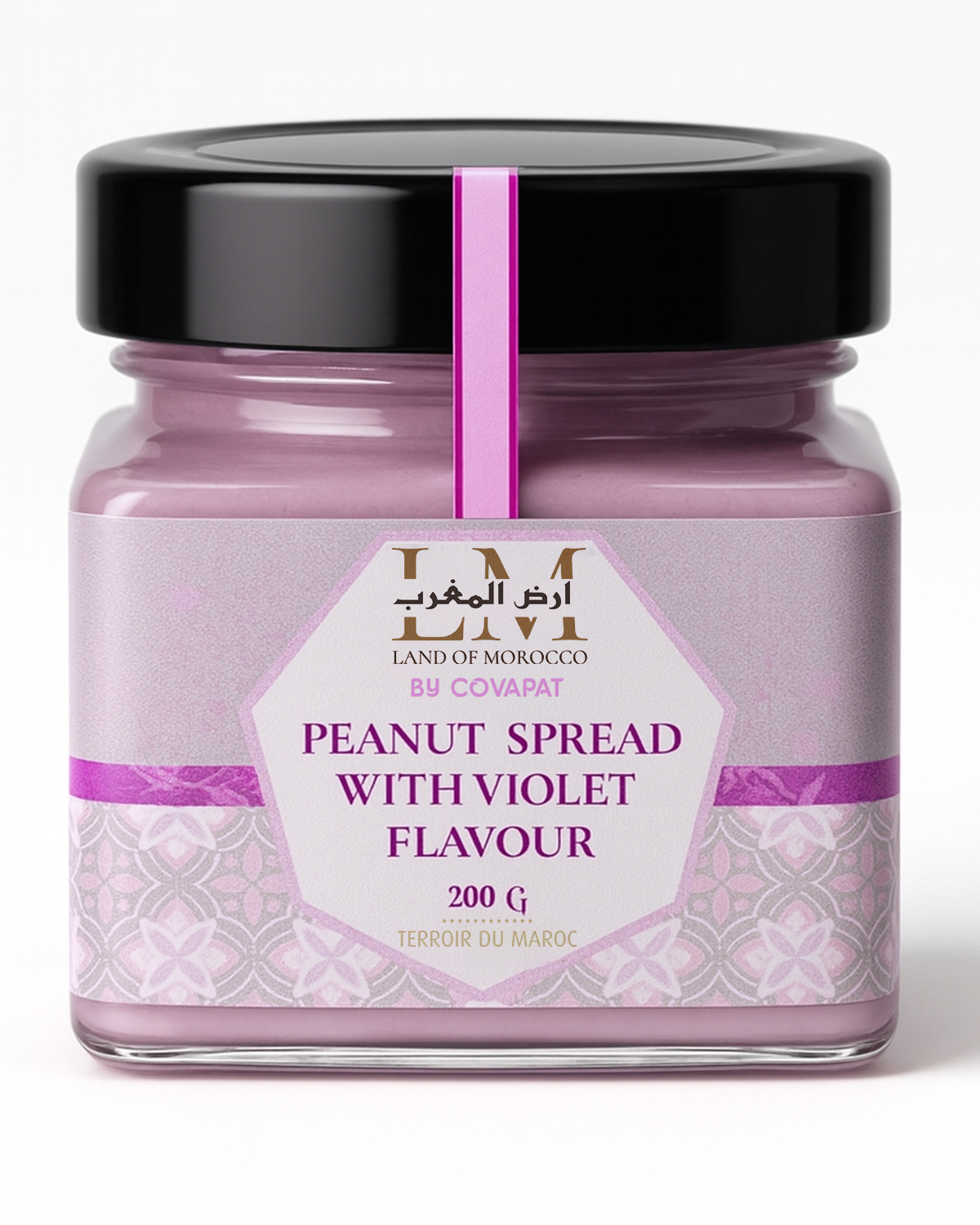 Pâte à tartiner cacahuètes à la violette